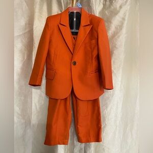 Stylish Orange Kids Suit